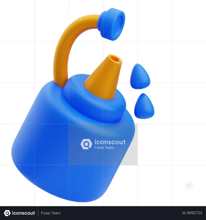 Glue Bottle  3D Icon