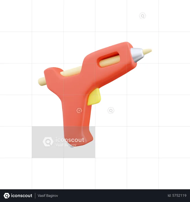 Glue Gun  3D Icon