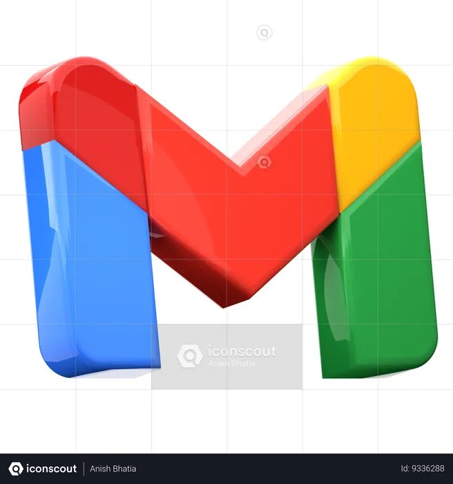 Gmail Logo 3D Icon