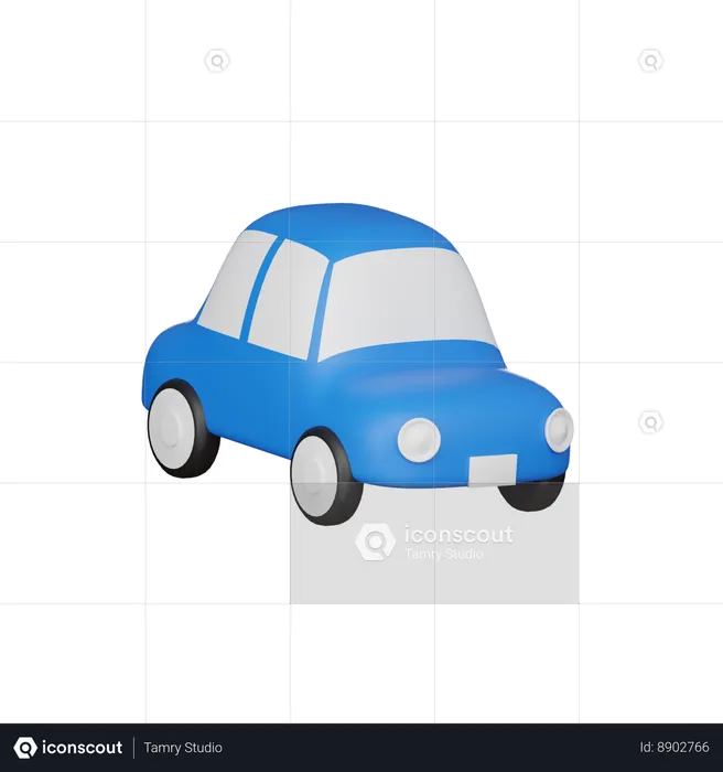 Go By Car  3D Icon