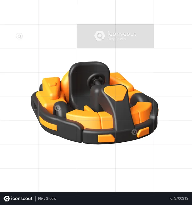 Go Kart  3D Icon
