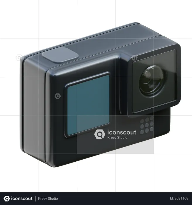 Go Pro Hero Camera  3D Icon