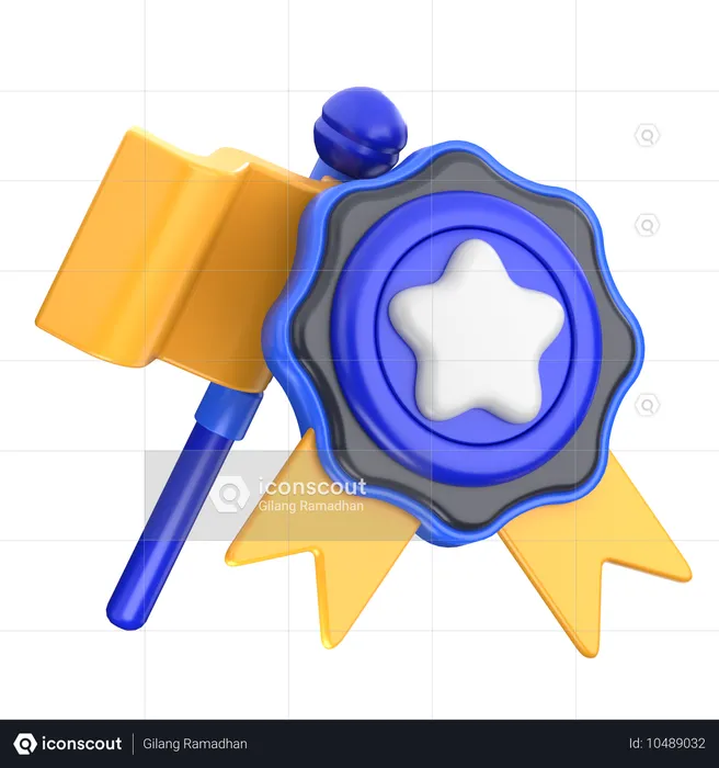 目標達成  3D Icon