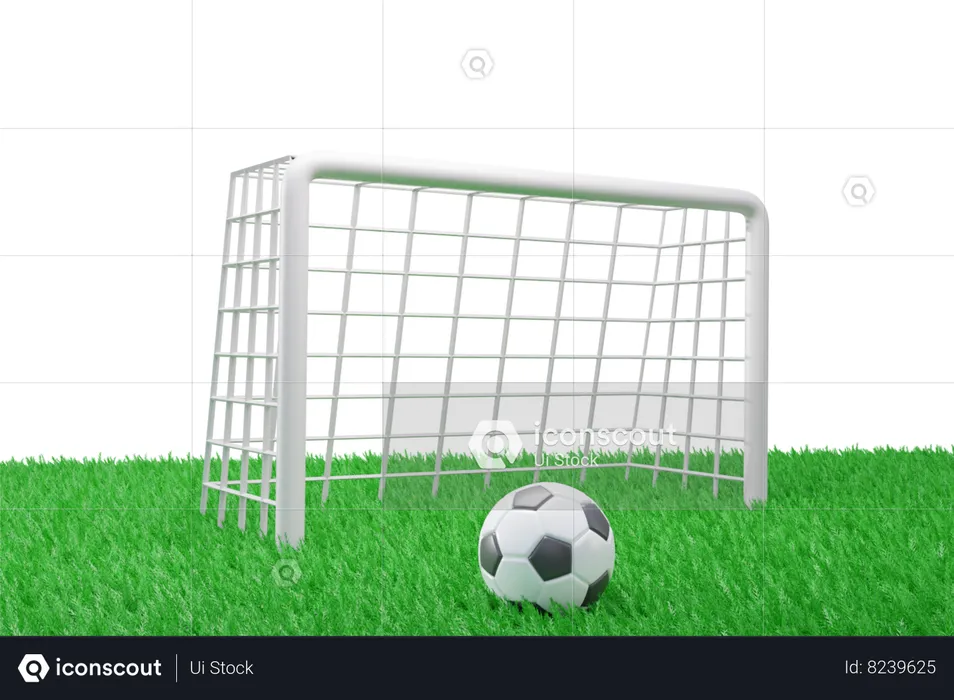 Goal Post  3D Icon