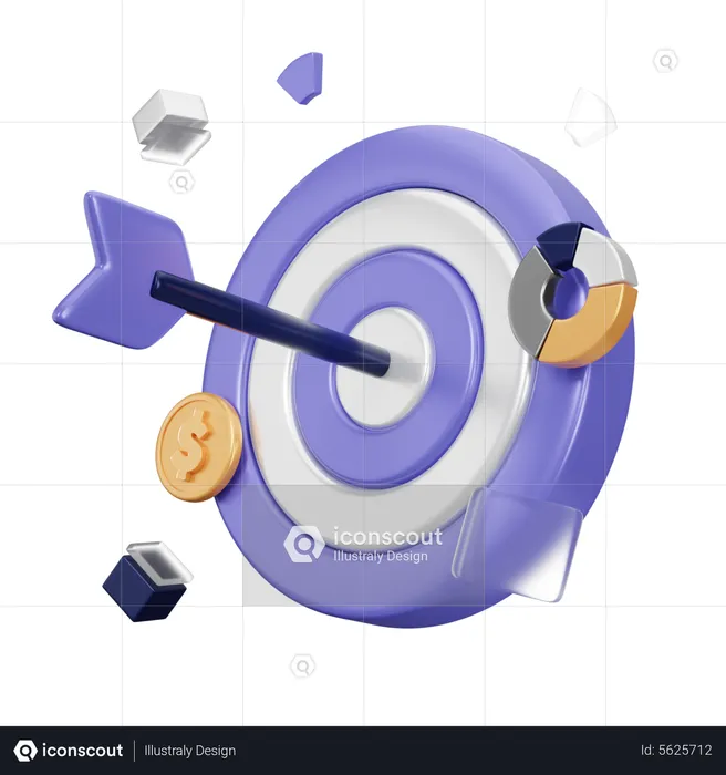 Goal Target  3D Icon