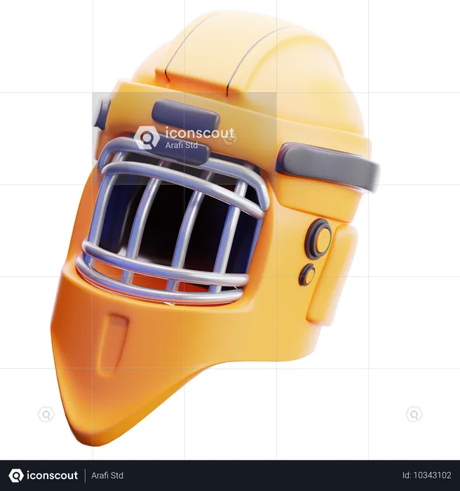 Goalie Helmet  3D Icon