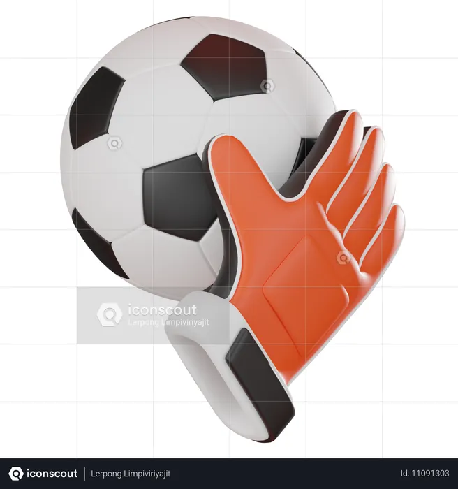 Goalkeeper  3D Icon