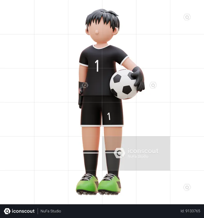 Goalkeeper  3D Icon