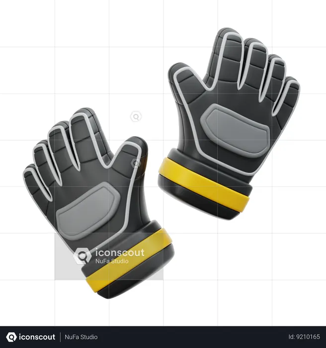Goalkeeper Gloves  3D Icon