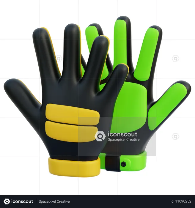 Goalkeeper Gloves  3D Icon