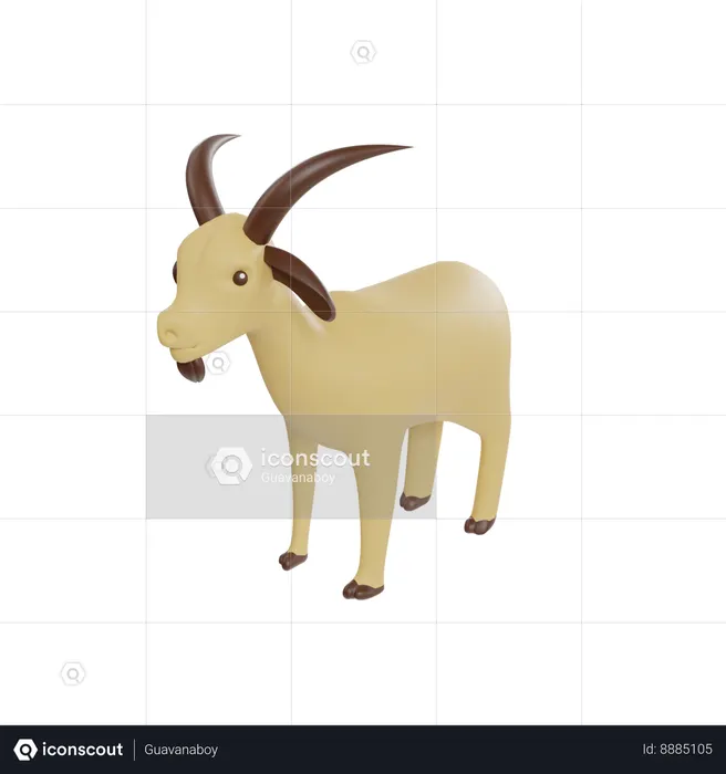 Goat  3D Icon