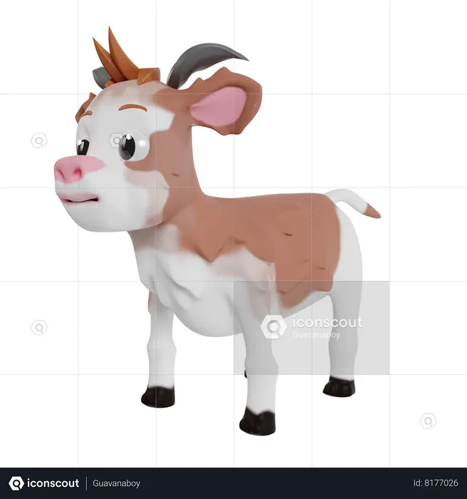 Goat  3D Icon
