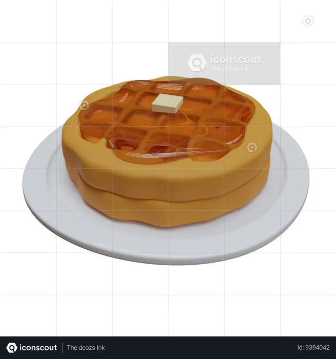 Gofres  3D Icon