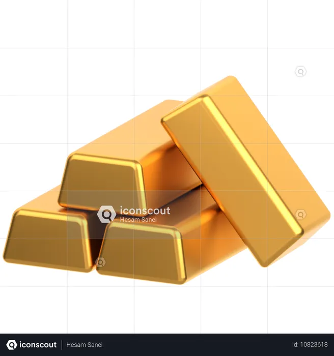 Gold  3D Icon