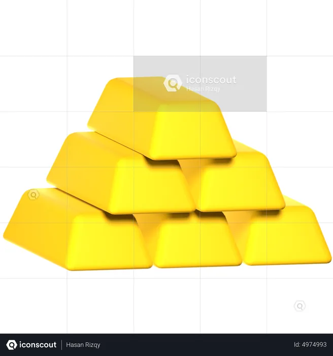 Gold  3D Icon