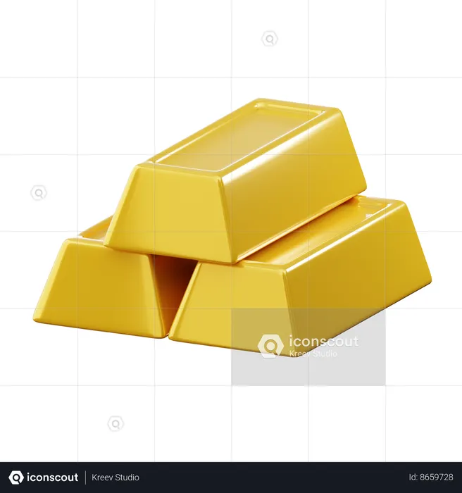 Gold  3D Icon