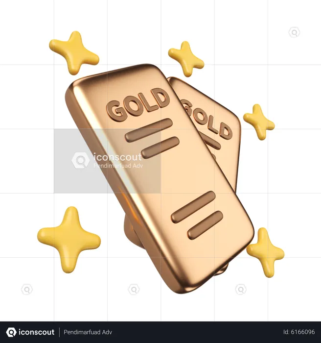 Gold  3D Icon