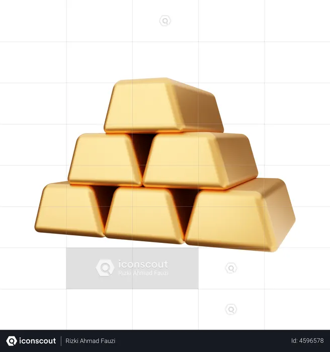 Gold  3D Illustration
