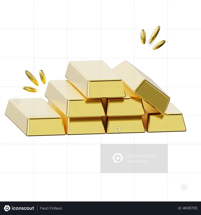 Gold  3D Icon