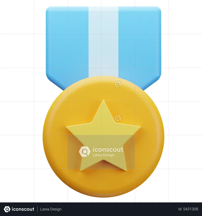 Starr-Medaille  3D Icon