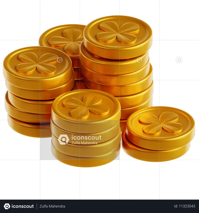 金貨  3D Icon