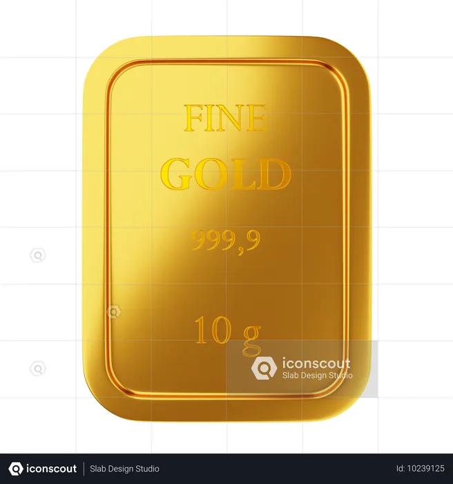 Gold Piece  3D Icon