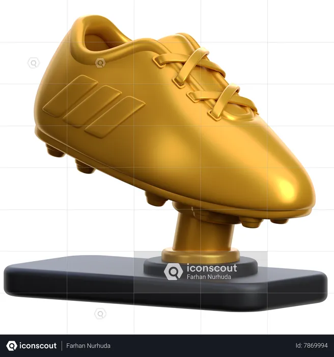 Golden Boot  3D Icon