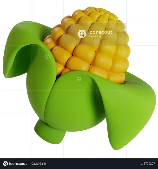 Golden Corn Harvest  3D Icon