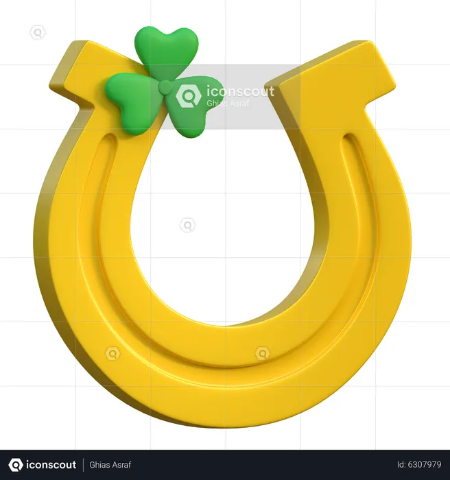 Golden Horseshoe  3D Icon