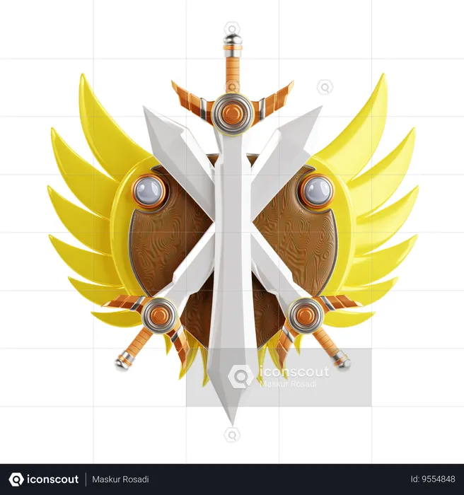 Golden Tier  3D Icon