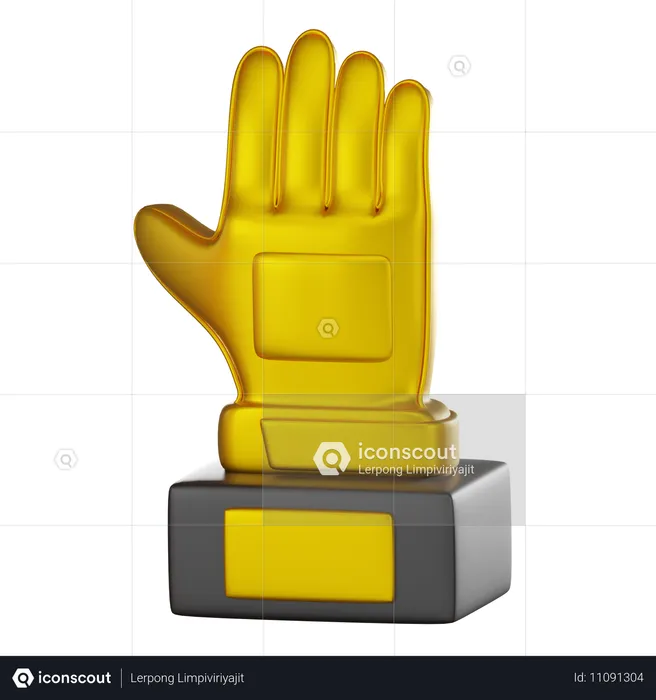 Goleiro  3D Icon