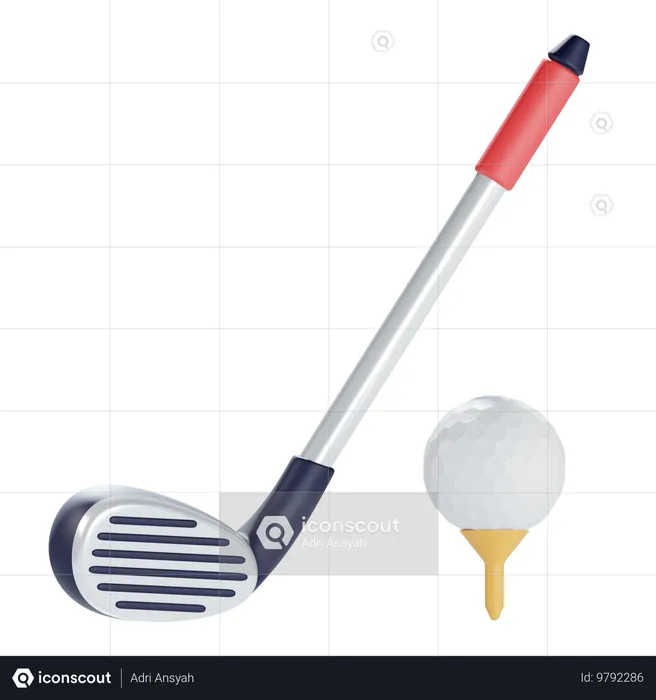 Golf  3D Icon