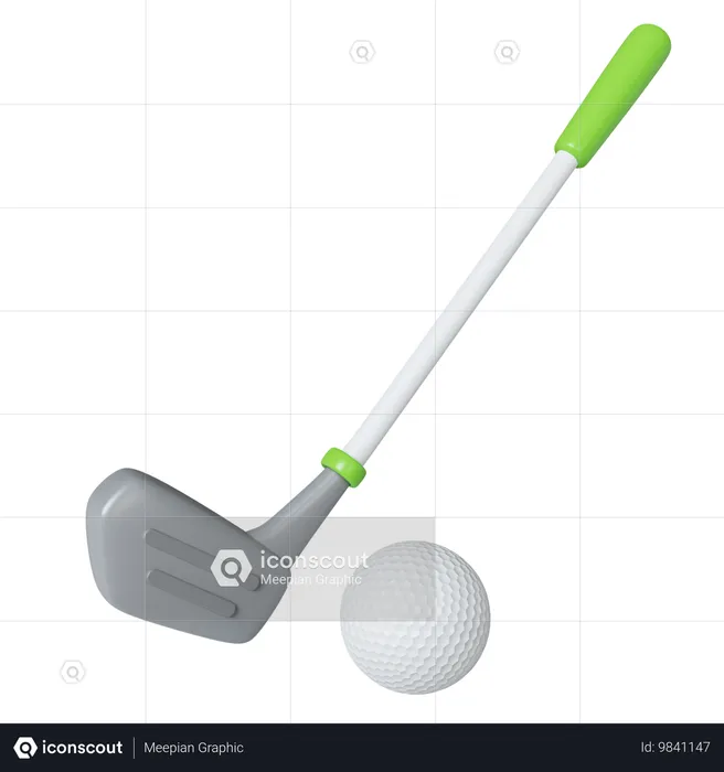 Golf  3D Icon