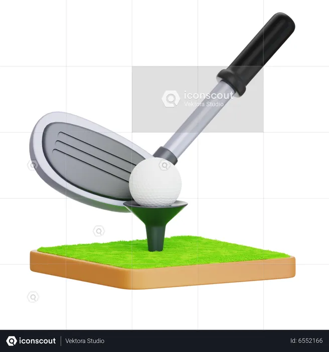 Golf  3D Icon