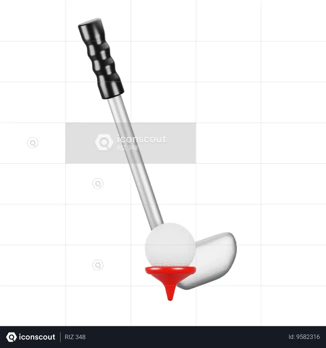 Golf  3D Icon
