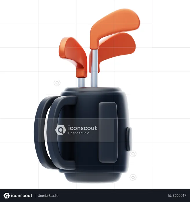 Golf Bag  3D Icon