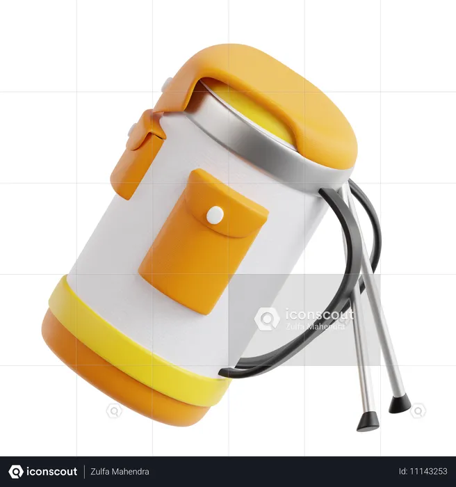 Golf Bag Stand  3D Icon