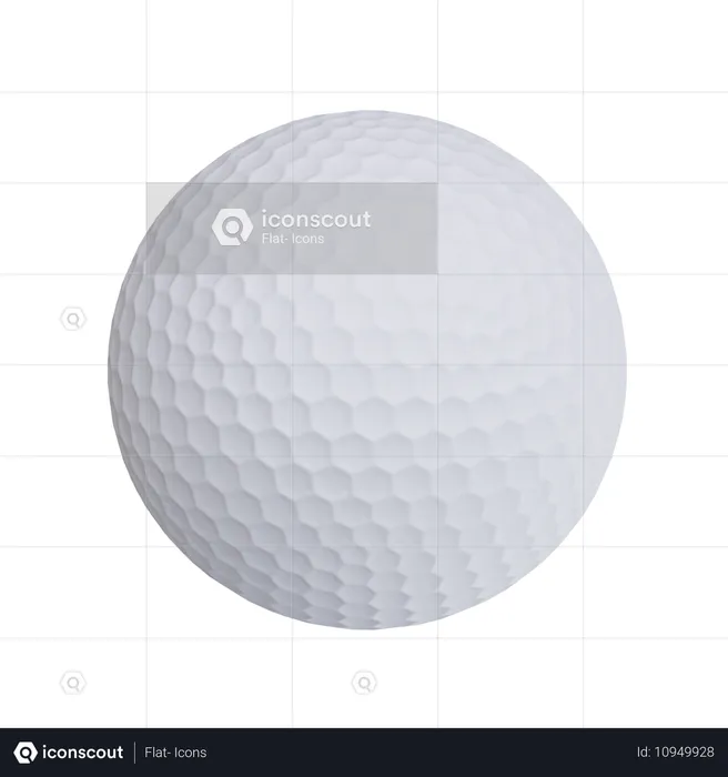 Golf Ball  3D Icon