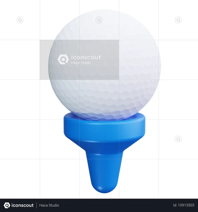 Golf Ball  3D Icon