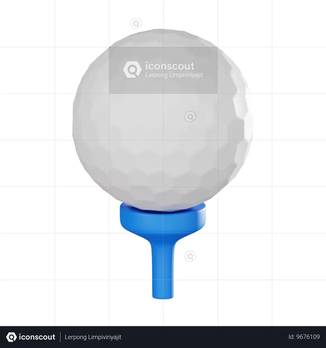 Golf Ball  3D Icon