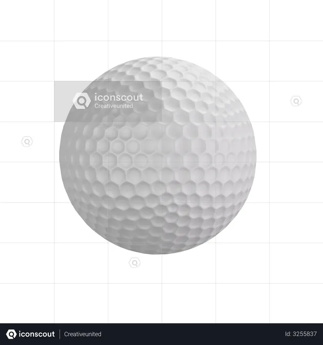 Golf Ball  3D Illustration