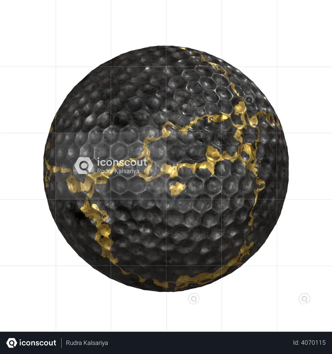 Golf Ball  3D Illustration