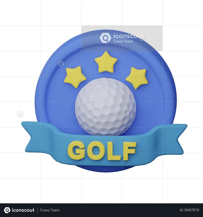 Golf Club  3D Icon