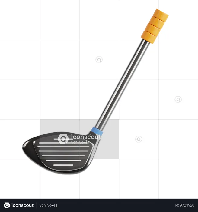 Golf Driver  3D Icon