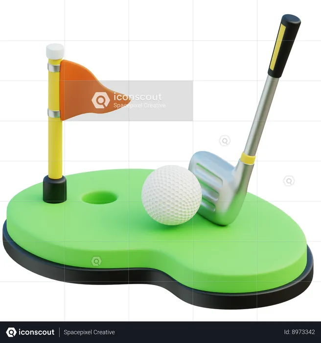 Golf Gound  3D Icon