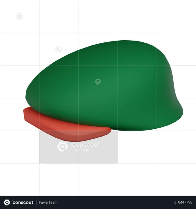 Golf Man Hat  3D Icon