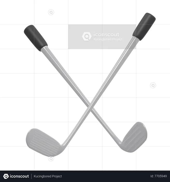 GOLF STICK  3D Icon