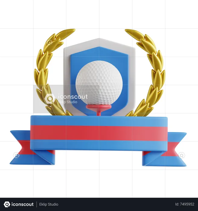 Golf Tournament  3D Icon