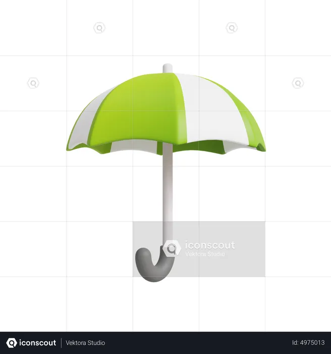 Golf Umbrella  3D Icon