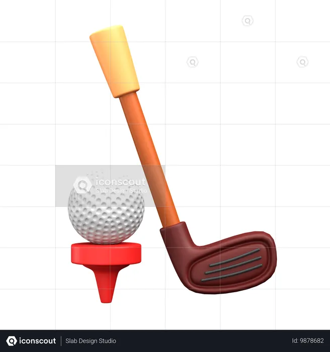 Golfe  3D Icon